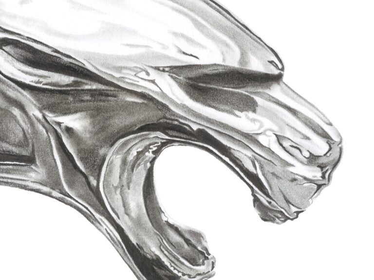 Detail of Leaping Jaguar